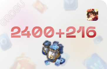 2400+216 жетонов