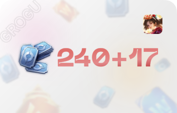 240+17 жетонов