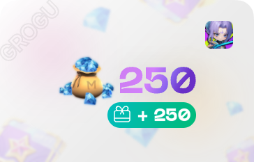 250+250 Алмазов Первое пополнение