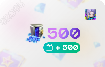 500+500 Алмазов Первое пополнение