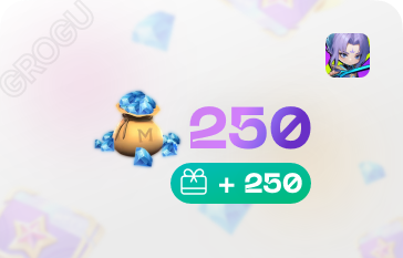 250+250 Алмазов первое пополнение